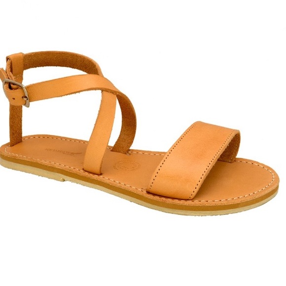 Redhawk Boot Co. Natural Genuine Leather Gladiator Sandals (149) Women’s 10 NEW - Picture 3 of 9